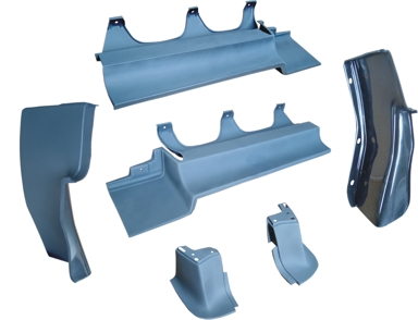 ABS Plastic Rear Bumper Fillers 79-85 Riviera